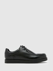 Schuh Royce Leather Apron Black Shoes - Image 1 of 4