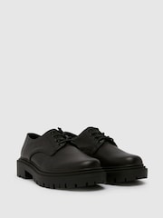 Schuh Leonora Leather na vezalke; z vezalkami črna čevlji - Slika 2 iz 4