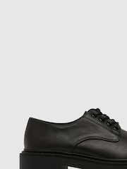 Schuh Leonora Leather na vezalke; z vezalkami črna čevlji - Slika 1 iz 4