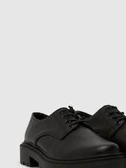 Schuh Leonora Leather na vezalke; z vezalkami črna čevlji - Slika 2 iz 4