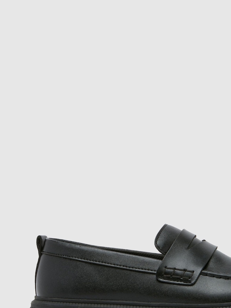 Schuh Youth BTS Lincoln  Black Loafers - Image 1 of 4