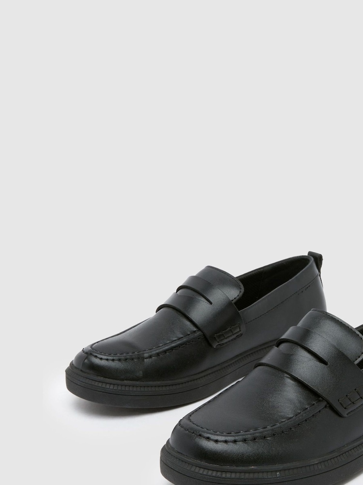 Schuh Youth BTS Lincoln  Black Loafers - Image 2 of 4