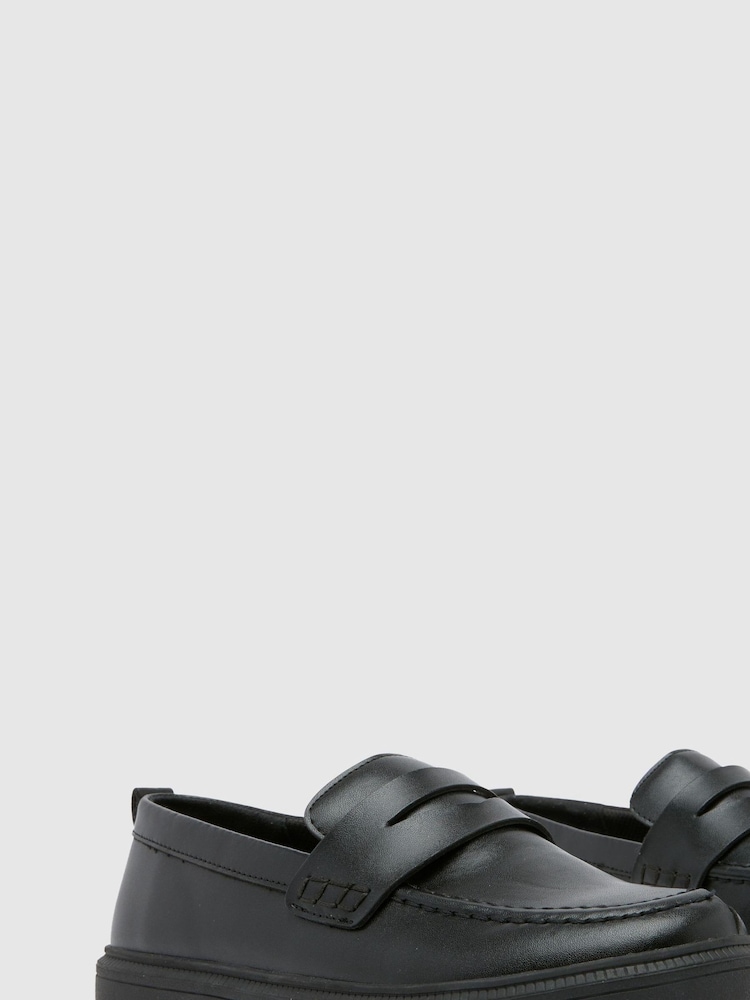 Schuh Youth BTS Lincoln  Black Loafers - Image 3 of 4