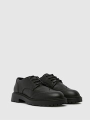 Schuh Youth BTS Luminary Black Brogues - Image 2 of 4