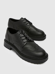 Schuh Youth BTS Luminary Black Brogues - Image 4 of 4