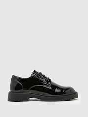 Schuh Logan Patent Lace-Up Black Shoes - Image 1 of 4