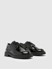 Schuh Logan Patent Lace-Up Black Shoes - Image 4 of 4