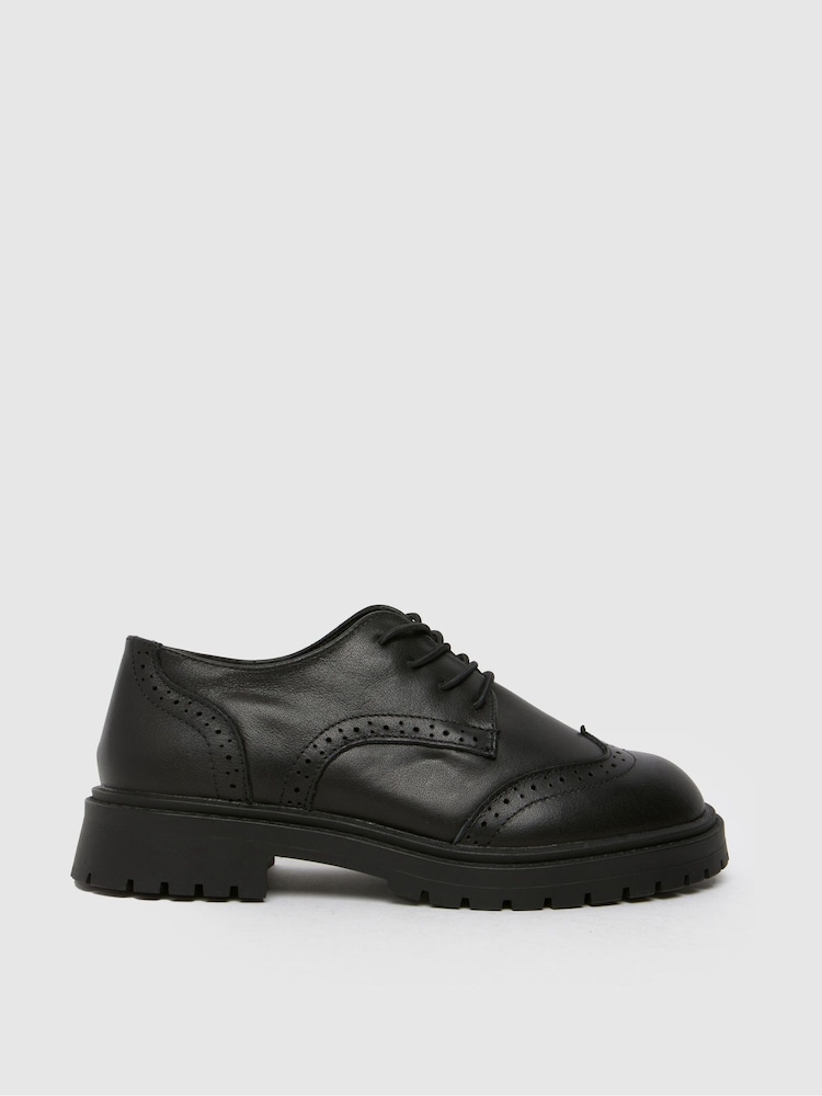 Zapatos Oxford negros infantiles BTS Luminary de Schuh - Imagen 1 de 4