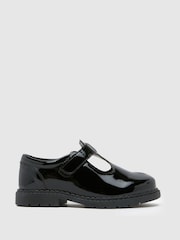 Schuh Junior BTS Lioness T-Bar Black Shoes - Image 1 of 4