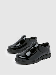 Schuh Junior BTS Lioness T-Bar Black Shoes - Image 3 of 4