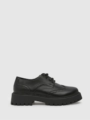 Schuh Wide Fit Lesley Brogue Lace-Up Shoes - Image 1 of 4