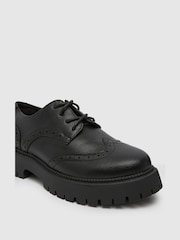 Schuh Wide Fit Lesley Brogue Lace-Up Shoes - Image 3 of 4