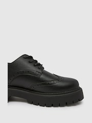 Schuh Wide Fit Lesley Brogue Lace-Up Shoes - Image 4 of 4