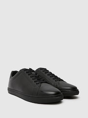Schuh Wayne Leather Trainers - Image 2 of 4