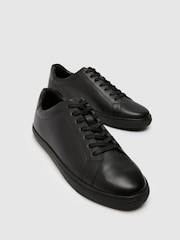 Schuh Wayne Leather Trainers - Image 3 of 4