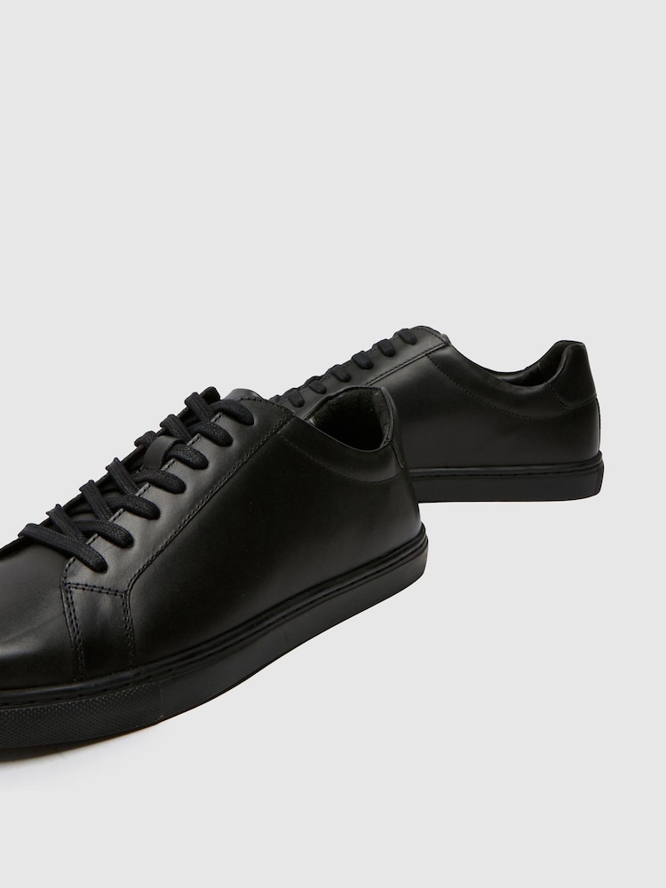 Schuh Wayne Leather Trainers - Image 4 of 4