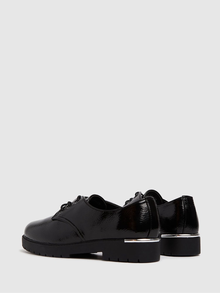 Schuh Lorna Smooth Sole Black Loafers - Image 2 of 4