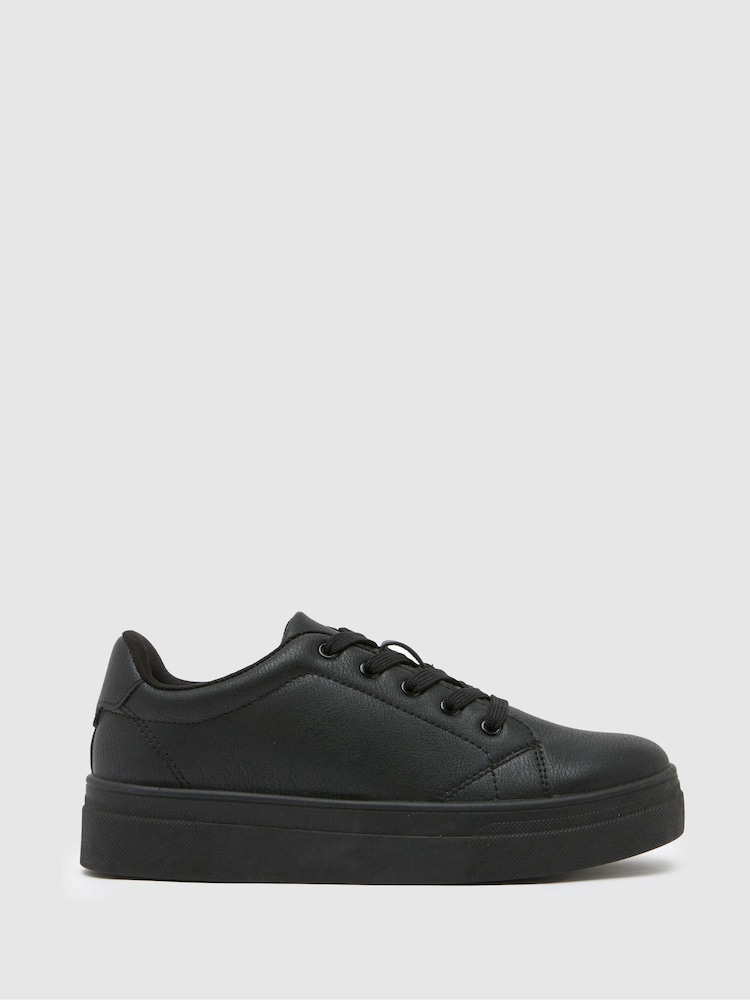 Schuh Marcella Platform Lace Shoes - Image 1 of 4 Schuh Marcella Platform Lace Shoes - Image 1 of 4