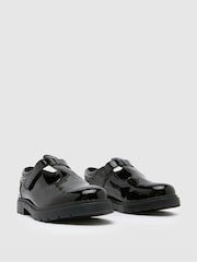Schuh Youth BTS Lioness T-Bar Black Shoes - Image 2 of 4