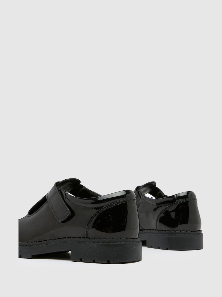 Schuh Youth BTS Lioness T-Bar Black Shoes - Image 4 of 4