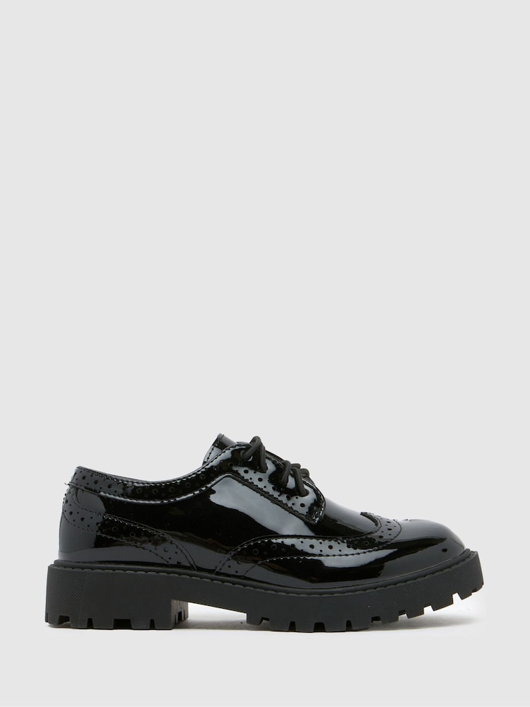 Schuh Junior BTS Londyn Lace Black Shoes - Image 1 of 4