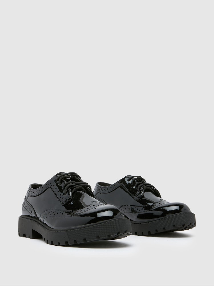 Schuh Junior BTS Londyn Lace Black Shoes - Image 2 of 4
