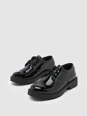 Schuh Junior BTS Londyn Lace Black Shoes - Image 3 of 4