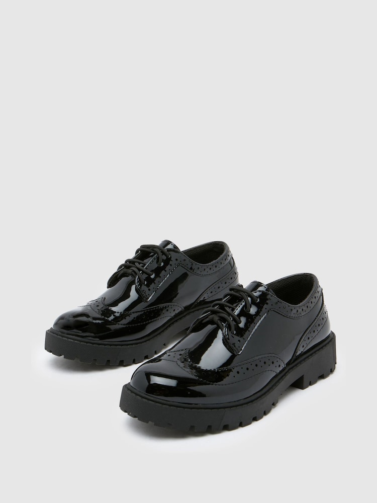 Schuh Chaussures noires à lacets BTS Londyn junior - Image 3 of 4