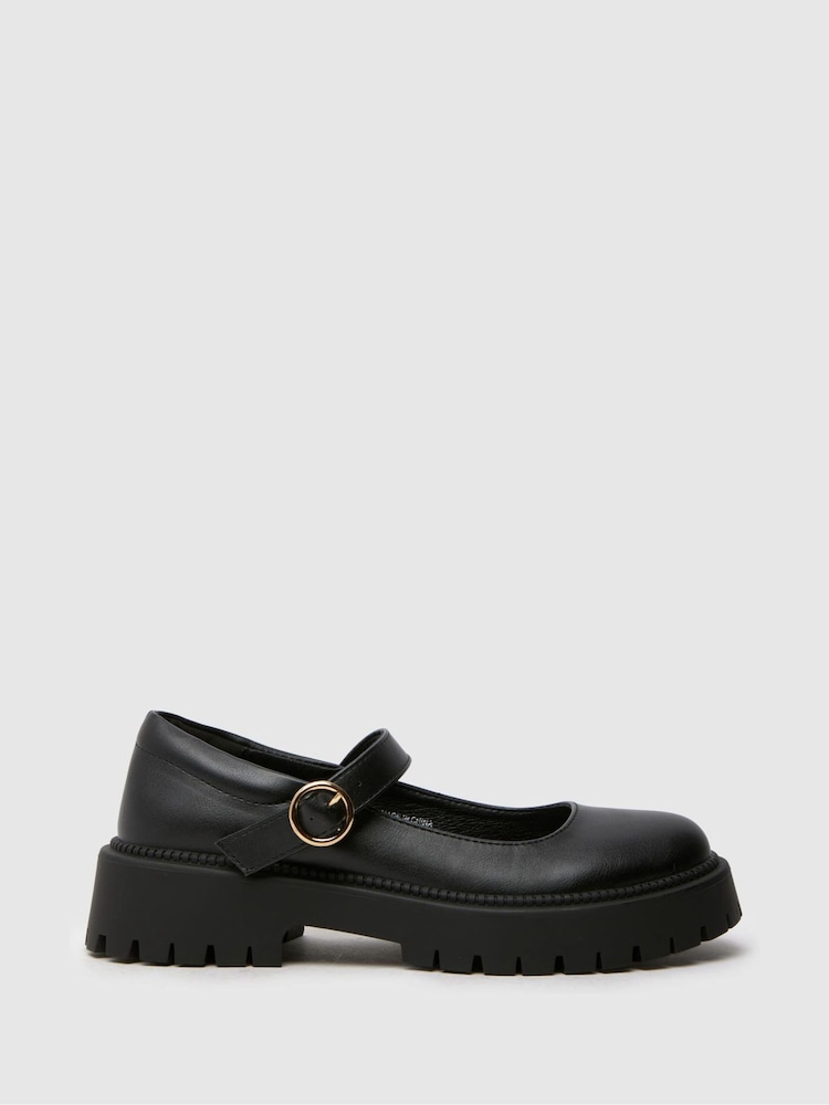 Schuh Youth BTS Leila Mary Jane Black Shoes - Image 1 de 4