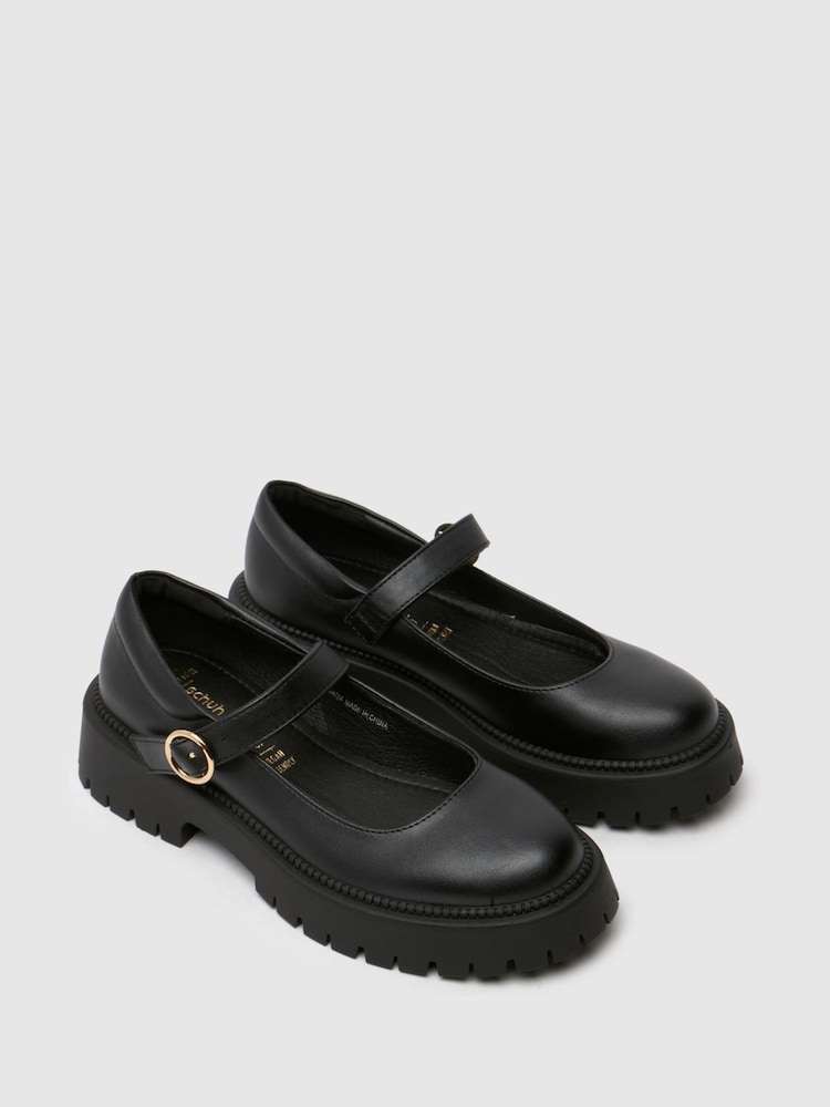 Schuh Youth BTS Leila Mary Jane Black Shoes - Image 3 of 4
