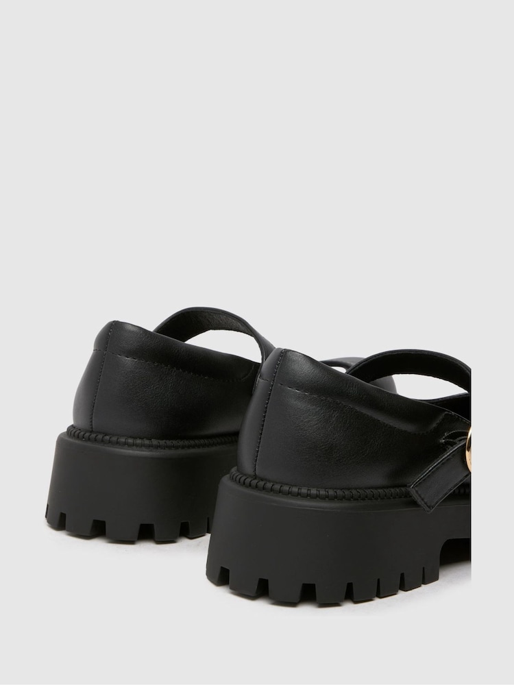 Schuh Youth BTS Leila Mary Jane Black Shoes - Image 4 de 4