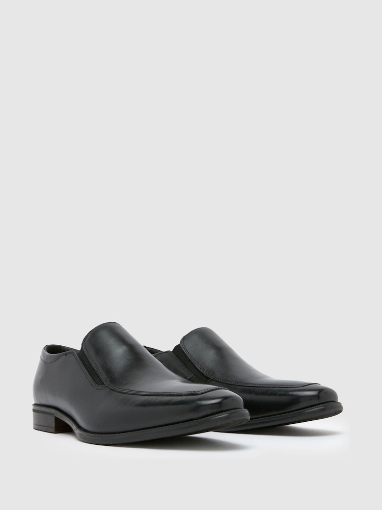 Schuh Ramsey Slip On Black Loafers - Image 2 of 4