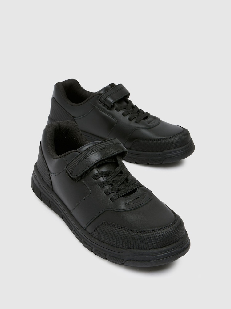 Schuh Youth BTS Mason Black Trainers - Image 2 of 4