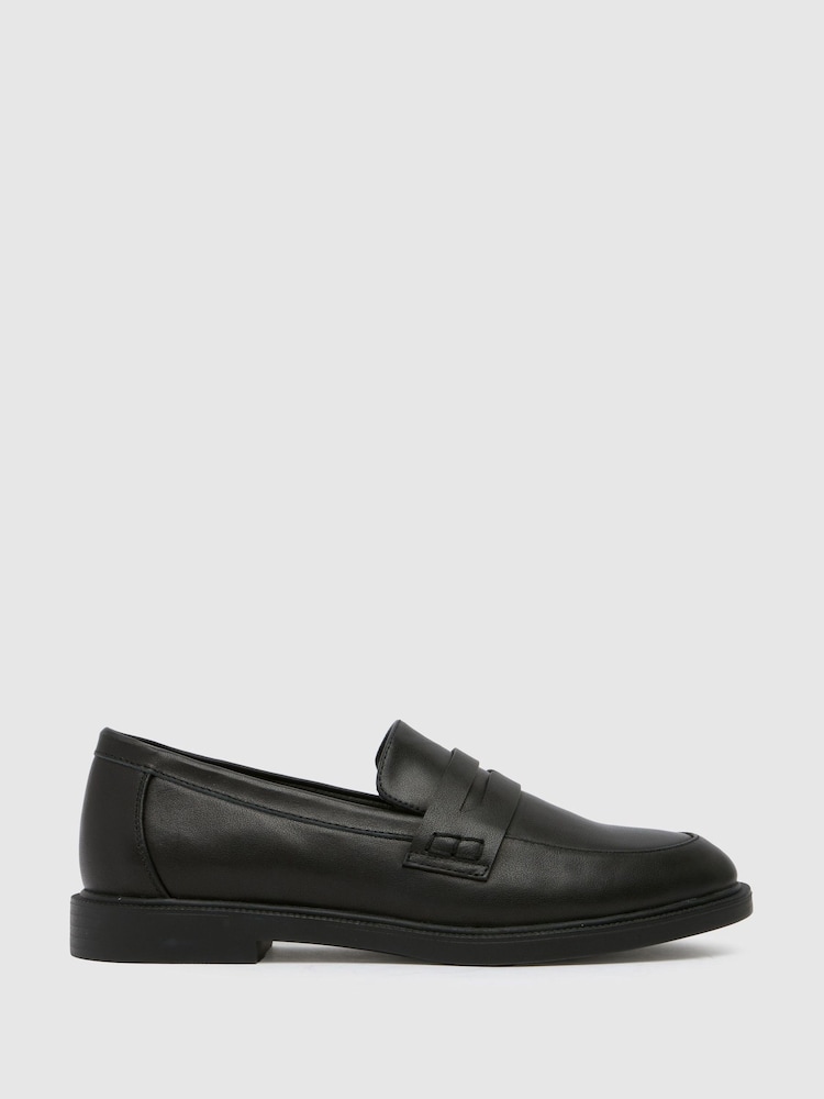 Schuh Youth BTS Libby Black Loafers - Image 1 of 4