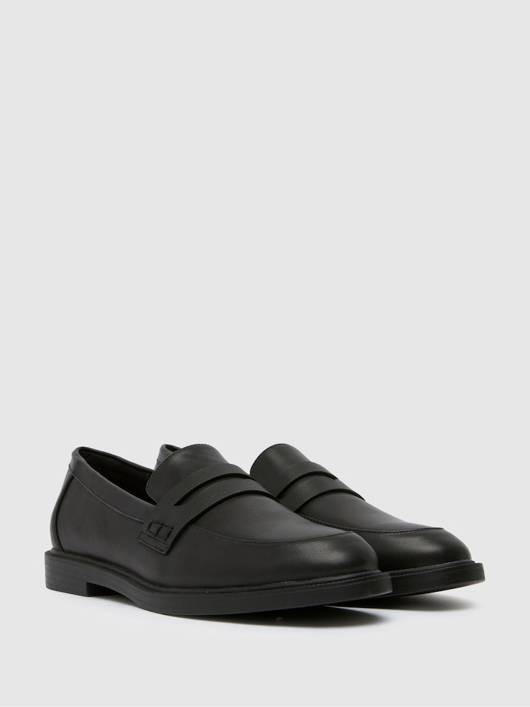 Schuh Youth BTS Libby Black Loafers - Image 2 of 4
