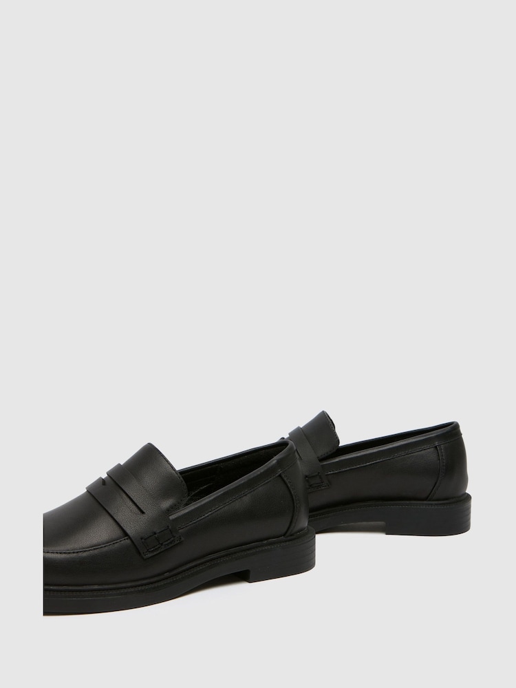 Schuh Junior BTS Libby Black Loafers - Image 4 of 4