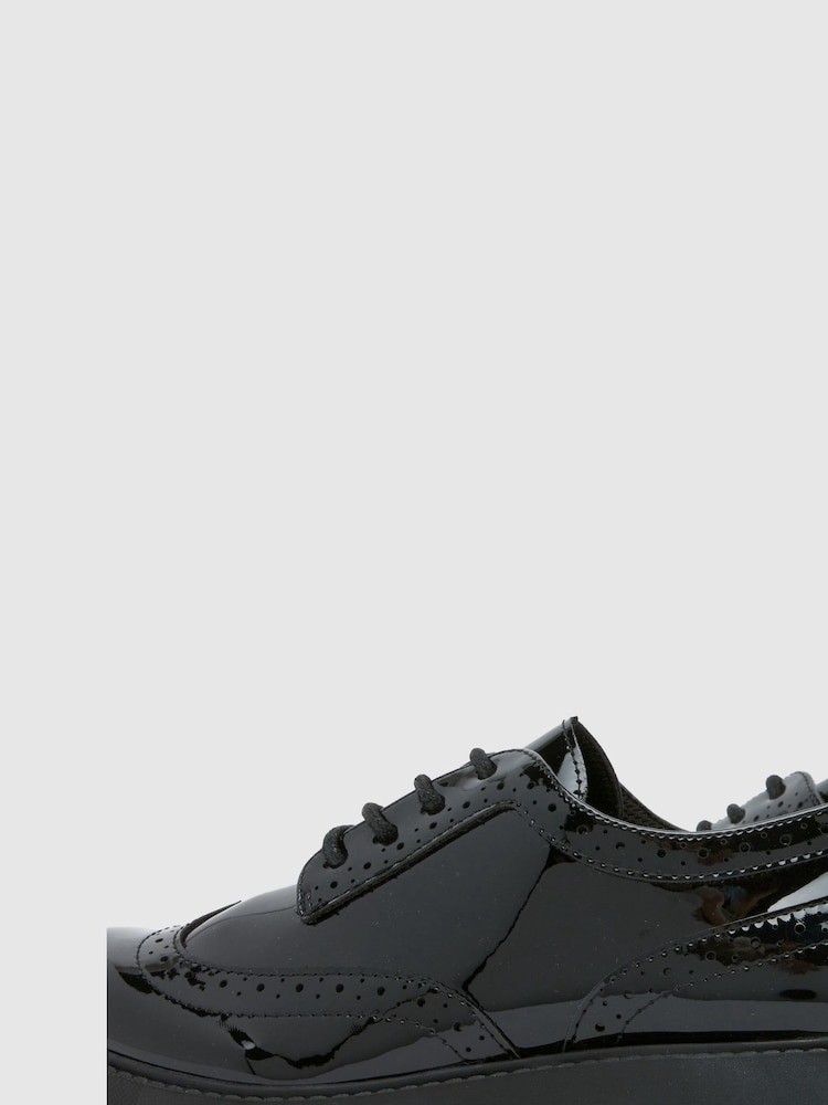 Schuh Youth BTS Londyn Lace Black Shoes - Image 4 of 4