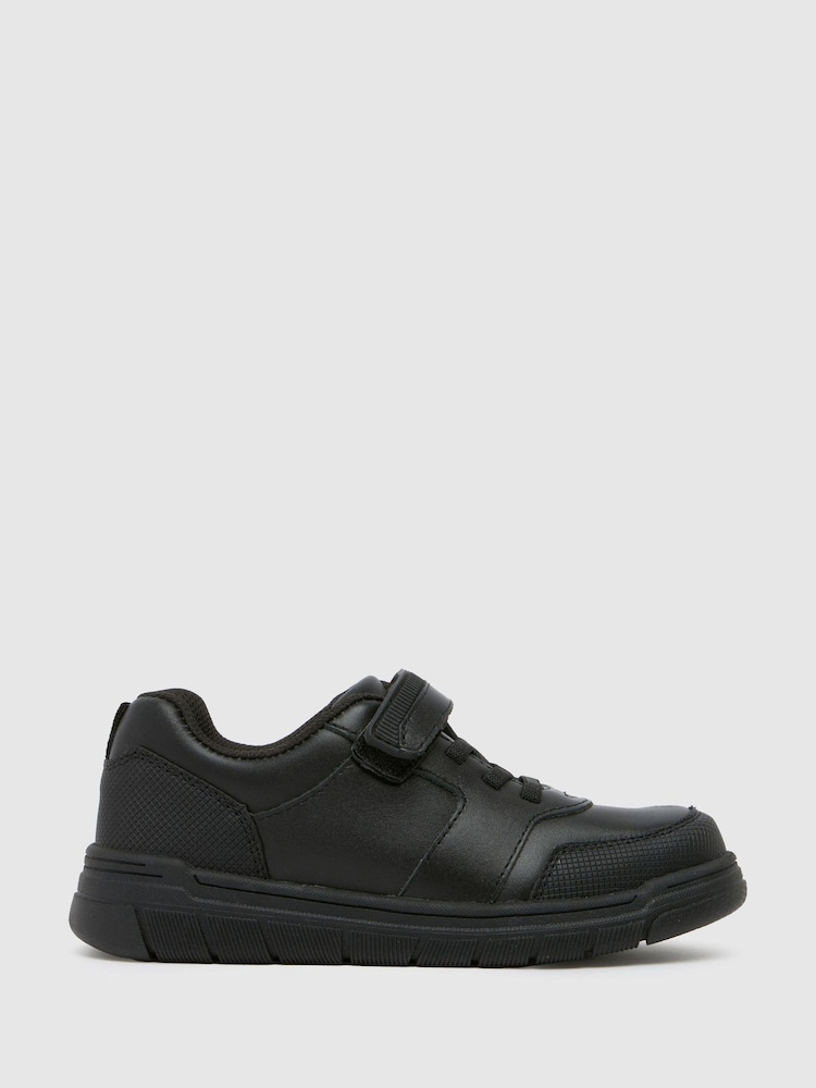 Schuh Junior BTS Mason Black Trainers - Image 1 of 4