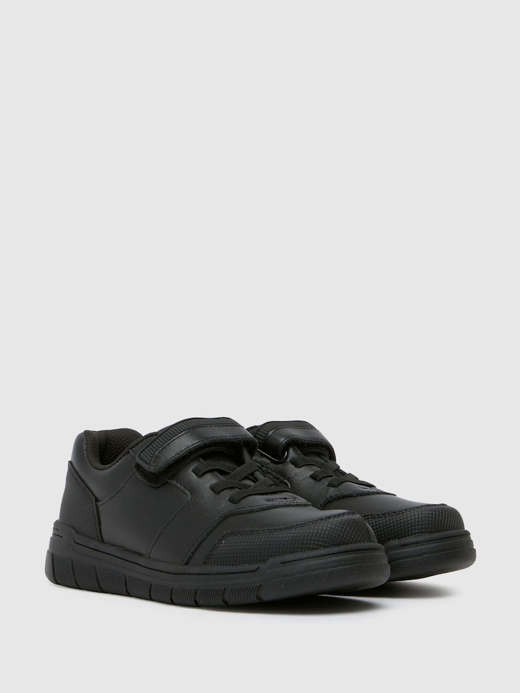 Schuh Junior BTS Mason Black Trainers - Image 2 of 4