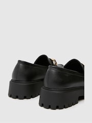 Schuh Youth BTS Lattice Black Loafers - Image 4 of 4