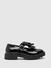 Schuh Junior BTS Lollipop T-Bar Black Shoes - Image 1 of 4