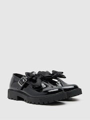 Schuh Junior BTS Lollipop T-Bar Black Shoes - Image 2 of 4