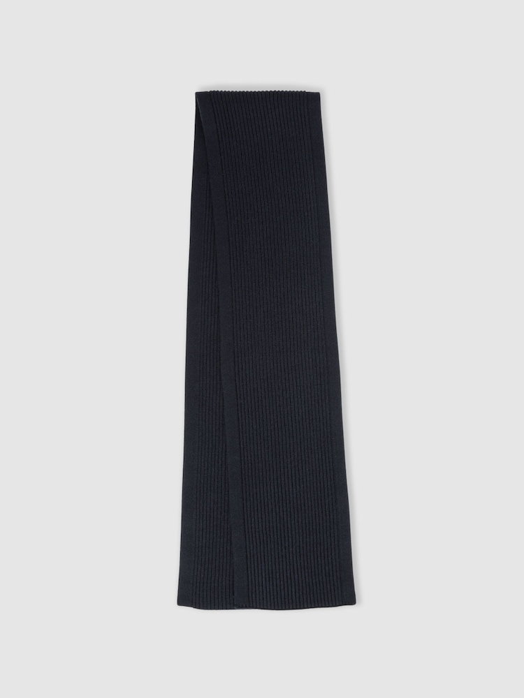 Reiss Chesterfield Set Ribbed Hat and Scarf Set - Image 2 of 4