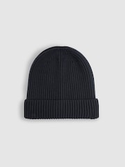 Reiss Chesterfield Set Ribbed Hat and Scarf Set - Image 3 of 4