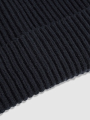Reiss Chesterfield Set Ribbed Hat and Scarf Set - Image 4 of 4
