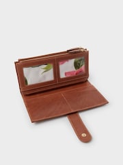 OSPREY LONDON The Vintage Savanna Leather Matinee Brown Purse - Image 3 of 5