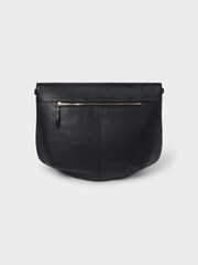 OSPREY LONDON The Large Rockcliffe Italian Leather Crossbody Black Bag - Image 5 of 6