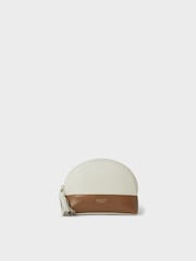 OSPREY LONDON The Savanna Leather Make Up White Bag - Image 1 of 5