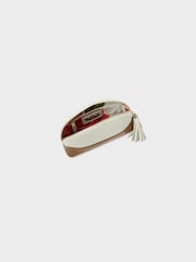 OSPREY LONDON The Savanna Leather Make Up White Bag - Image 3 of 5