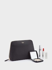 OSPREY LONDON The Medium Luna Leather Make-Up Black Bag - Image 2 of 5